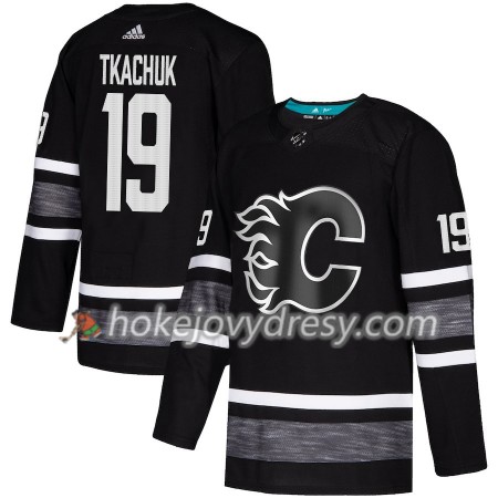 Pánské Hokejový Dres Calgary Flames Matthew Tkachuk 19 Černá 2019 NHL All-Star Adidas Authentic